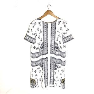 Ann Taylor Dress White Spring Short Sleeved Size M